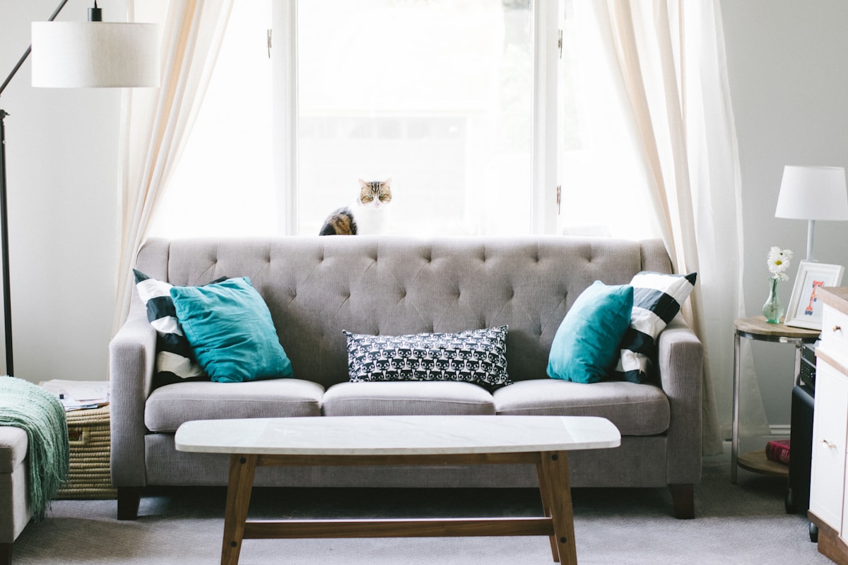 A bright living room